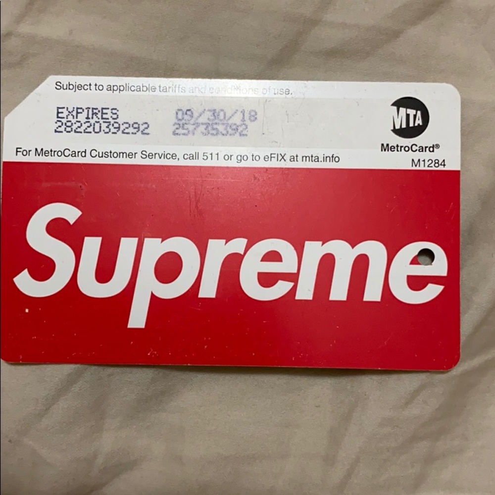 Supreme Metrocard